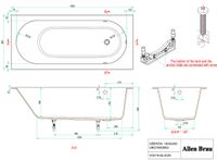 Товар: Ванна из искусственного камня Allen Brau Evo Oberon 180x80 2.3EV03.20 - фото 2 Ванна из искусственного камня Allen Brau Evo Oberon 180x80 2.3EV03.20 — фото 2, Акриловые ванны