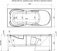 Акриловая ванна Aquanet Viola NEW 180x75 — фото 3, Акриловые ванны