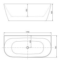 Товар: Акриловая ванна Allen Brau Priority 3 170x78 2.31003.21/CGM - фото 2 Акриловая ванна Allen Brau Priority 3 170x78 2.31003.21/CGM — фото 2, Акриловые ванны