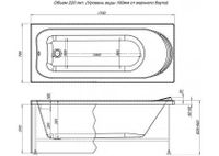 Акриловая ванна Aquanet Nord NEW 170x70 — фото 3, Акриловые ванны