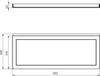 Товар: Фронтальный экран Aquanet West/Nord/Largo 140 00243721 - фото 3 Фронтальный экран Aquanet West/Nord/Largo 140 00243721 — фото 3, Экраны для ванн