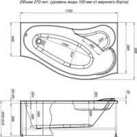 Товар: Фронтальный экран Aquanet Palma 170 R 00176155 - фото 3 Фронтальный экран Aquanet Palma 170 R 00176155 — фото 3, Экраны для ванн