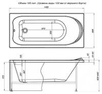 Товар: Акриловая ванна Aquanet Nord NEW 150x70 - фото 3 Акриловая ванна Aquanet Nord NEW 150x70 — фото 3, Акриловые ванны