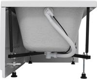 Акриловая ванна Aquanet Seed 110x70 (с каркасом) — фото 10, Акриловые ванны