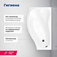 Товар: Акриловая ванна Aquanet Palma 170x90/60 L (с каркасом) - фото 7 Акриловая ванна Aquanet Palma 170x90/60 L (с каркасом) — фото 7, Акриловые ванны