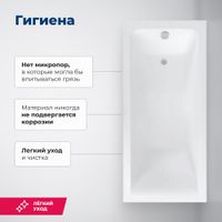 Товар: Акриловая ванна Aquanet Bright 165x70 (с каркасом) - фото 8 Акриловая ванна Aquanet Bright 165x70 (с каркасом) — фото 8, Акриловые ванны