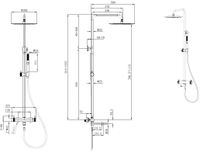Душевая система Allen Brau Priority 5.31A10-31 Черная матовая — фото 27, Душевые стойки
