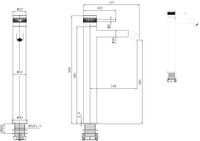 Смеситель для раковины Allen Brau Priority 5.31A02-MG Графит брашированный — фото 7, Смесители для раковины