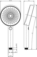 Ручной душ Allen Brau Priority 5.31B20-BN Никель брашированный — фото 10, Лейки для душа