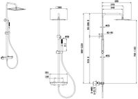 Душевая система Allen Brau Infinity 5.21032-00 с термостатом Хром — фото 8, Душевые стойки