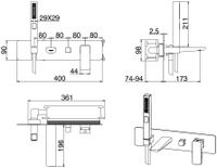 Товар: Смеситель для ванны Allen Brau Infinity 5.21007-31 Черный матовый - фото 35 Смеситель для ванны Allen Brau Infinity 5.21007-31 Черный матовый — фото 35, Смеситель для ванны