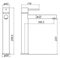 Смеситель для раковины Allen Brau Glority Хром арт-5.51002-00 — фото 13, Смесители для раковины