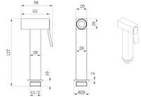Гигиенический душ Allen Brau Infinity 5.21A05-31 Черный матовый — фото 8, Гигиенические души
