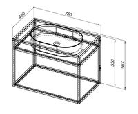 Товар: Консоль под раковину Allen Brau Liberty 75 1.33001.BB Черный браш - фото 15 Консоль под раковину Allen Brau Liberty 75 1.33001.BB Черный браш — фото 15, Консоли для раковины