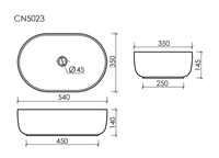 Товар: Раковина-чаша Ceramicanova Element 54 CN5023 Белая - фото 13 Раковина-чаша Ceramicanova Element 54 CN5023 Белая — фото 13, Раковины накладные