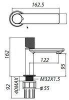 Смеситель для раковины Allen Brau Liberty Хром арт-5.33001-00 — фото 10, Смесители для раковины
