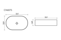 Товар: Раковина-чаша Ceramicanova Element 56 CN6075 Белая - фото 13 Раковина-чаша Ceramicanova Element 56 CN6075 Белая — фото 13, Раковины накладные