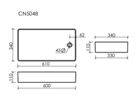Товар: Раковина накладная со смещенным сливом, с возможностью установки на столешницу под стиральную машину - фото 9 Раковина накладная со смещенным сливом, с возможностью установки на столешницу под стиральную машину — фото 9, Раковины накладные