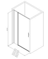 Товар: Душевая дверь Allen Brau Priority 160 3.31038.BA профиль Серебро браш стекло прозрачное - фото 35 Душевая дверь Allen Brau Priority 160 3.31038.BA профиль Серебро браш стекло прозрачное — фото 35, Распашные душевые двери