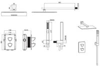 Душевая система Allen Brau Infinity 5.21016-00 с термостатом Хром — фото 15, Встраиваемые душевые комплекты