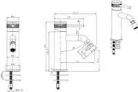 Смеситель для биде Allen Brau Priority Графит брашированный арт-5.31A04-MG — фото 13, Смесители для биде