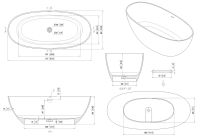 Ванна из искусственного камня Allen Brau Krion Oval 170x80 2.35003.21 без гидромассажа — фото 22, Ванны из искусственного камня