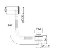 Товар: Слив-перелив Allen Brau Infinity 5.21028-31 click-clack Черный матовый - фото 7 Слив-перелив Allen Brau Infinity 5.21028-31 click-clack Черный матовый — фото 7, Сливы-переливы