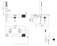 Товар: Смеситель для ванны Allen Brau Liberty 5.33006-31 Черный матовый - фото 8 Смеситель для ванны Allen Brau Liberty 5.33006-31 Черный матовый — фото 8, Смеситель для ванны