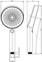 Ручной душ Allen Brau Priority 5.31B20-31 Черный матовый — фото 10, Лейки для душа