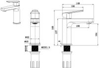 Товар: Смеситель для раковины Allen Brau Eclipse 5.E1001-31 Черный матовый - фото 20 Смеситель для раковины Allen Brau Eclipse 5.E1001-31 Черный матовый — фото 20, Смесители для раковины