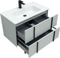 Тумба под раковину Allen Brau Reality 80 1.32005.PWM подвесная Папирус матовый — фото 62, Тумбы под раковину