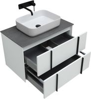 Товар: Тумба под раковину Allen Brau Reality 80 1.32005.WM подвесная Белая матовая - фото 31 Тумба под раковину Allen Brau Reality 80 1.32005.WM подвесная Белая матовая — фото 31, Тумбы под раковину