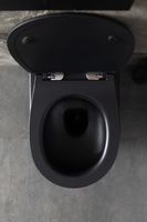 Унитаз Allen Brau Reality 4.32006.31 подвесной Черный матовый без сиденья — фото 15, Подвесные унитазы