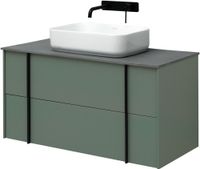 Тумба под раковину Allen Brau Reality 100 1.32007.CGM подвесная Олива матовая — фото 37, Тумбы под раковину