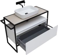 Товар: Тумба под раковину Allen Brau Priority 100 1.31003.WM Белая матовая - фото 16 Тумба под раковину Allen Brau Priority 100 1.31003.WM Белая матовая — фото 16, Тумбы под раковину