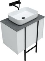 Тумба под раковину Allen Brau Reality 70 1.32004.WM подвесная Белая матовая — фото 24, Тумбы под раковину