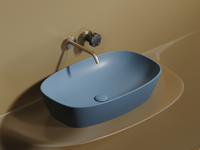Раковина-чаша Ceramicanova Element 60 CN6049ML Голубая матовая — фото 11, Раковины накладные