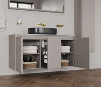 Тумба под раковину Allen Brau Paris 120 1.360004.CGM олива матовый — фото 3, Тумбы под раковину