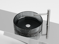 Раковина-чаша Ceramicanova Cristal 36 CN6060 Черная — фото 16, Раковины накладные