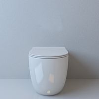 Унитаз Ceruttispa CT7264 с импульсным смывом приставной с сиденьем Микролифт — фото 11, Приставные унитазы