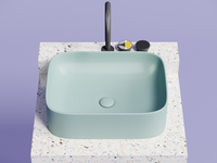 Раковина-чаша Ceramicanova Element 51 CN6052MLG Зеленая матовая — фото 4, Раковины накладные