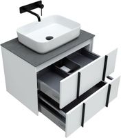 Тумба под раковину Allen Brau Reality 70 1.32004.WM подвесная Белая матовая — фото 19, Тумбы под раковину