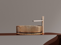 Раковина-чаша Ceramicanova Cristal 36 CN6058 Бежевая — фото 20, Раковины накладные