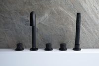 Смеситель на борт ванны Allen Brau Priority 5.31007-31 Черный матовый — фото 10, Смесители на борт ванны