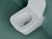 Унитаз Ceramicanova Union CN4009T подвесной Белый с сиденьем Микролифт — фото 9, Подвесные унитазы