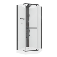 Душевая кабина Ceruttispa Chika 90х90 901B без гидромассажа — фото 1, Душевые кабины