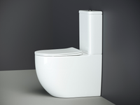 Напольный пристенный унитаз Mia Rimless — фото 6, Напольные унитазы