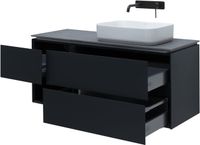Товар: Тумба под раковину Allen Brau Infinity 120 R 1.21007.AM подвесная Антрацит матовый - фото 3 Тумба под раковину Allen Brau Infinity 120 R 1.21007.AM подвесная Антрацит матовый — фото 3, Тумбы под раковину