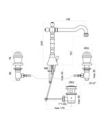 Товар: Смеситель для раковины Fiore XT SKY (SWAROVSKI®) , хром арт-17CR0637 - фото 2 Смеситель для раковины Fiore XT SKY (SWAROVSKI®) , хром арт-17CR0637 — фото 2, Смесители для раковины