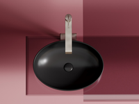 Раковина-чаша Ceramicanova Element 50 CN6056MB Черная матовая — фото 21, Раковины накладные